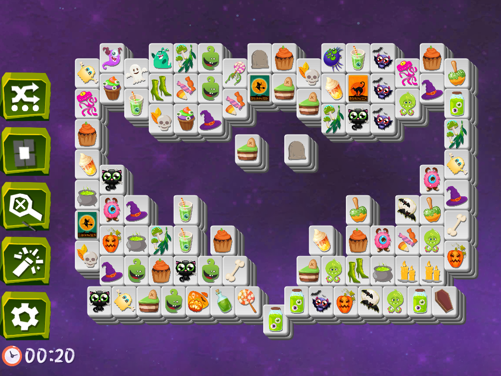 Mahjong Spooky on Tablet