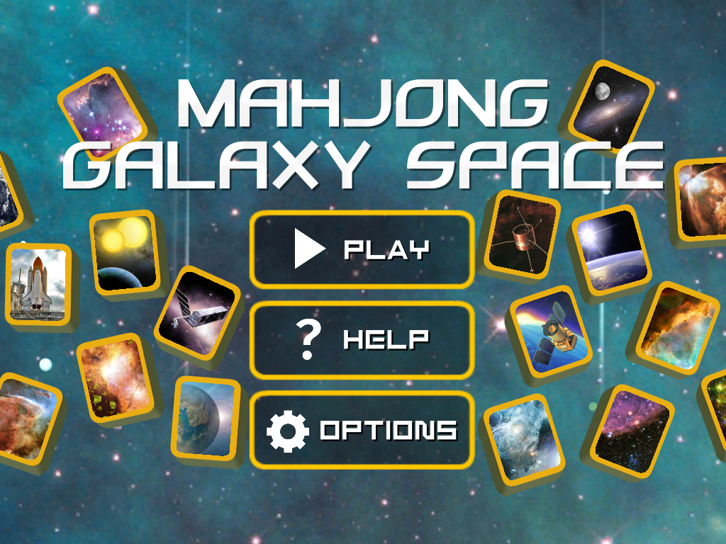 Mahjong Galaxy on Tablet