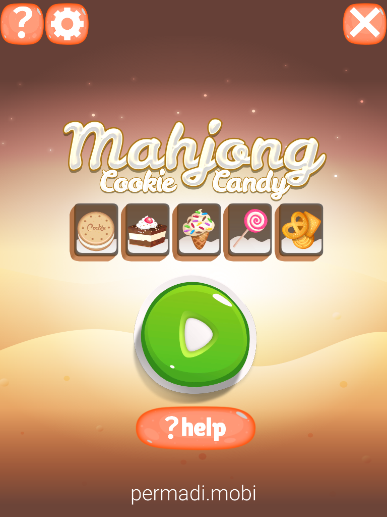 Mahjong Cookie on Tablet