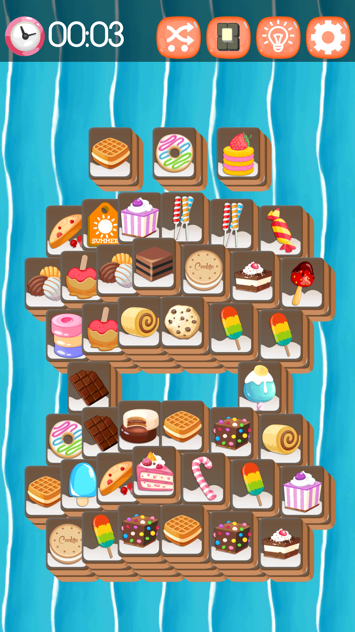 Mahjong Cookie & Candy - colorful mahjongg solitaire game with many  levels::Appstore for Android